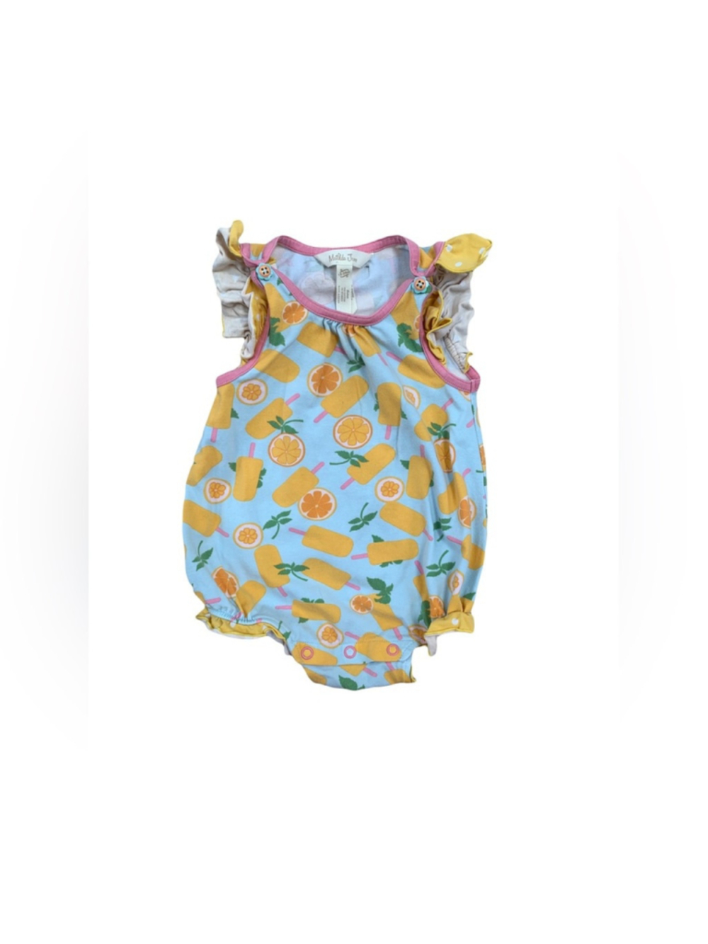 Matilda Jane Size 18-24 Months Orange You A Cutie Bubble Romper